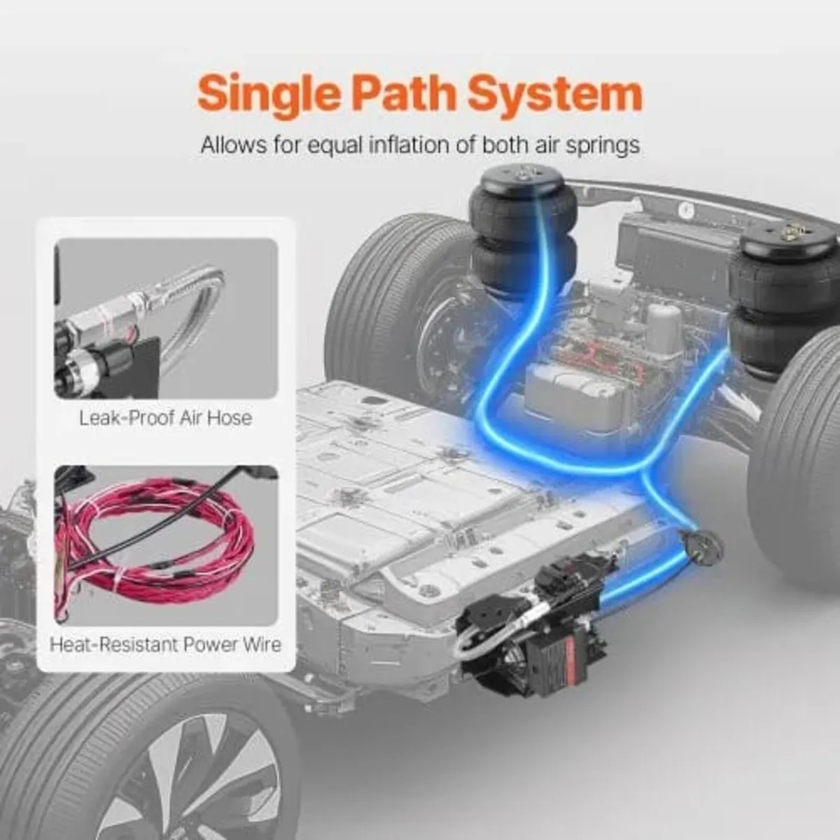 Air Shock Controller Kit, 12V 100PSI Wireless On B - Image 4