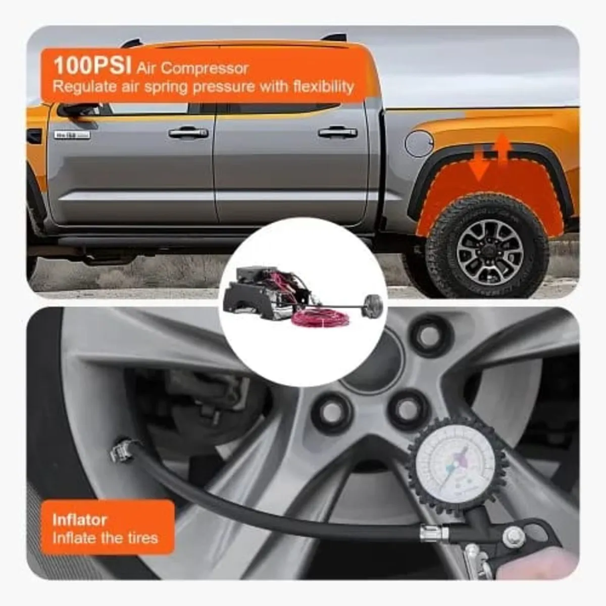 Air Shock Controller Kit, 12V 100PSI Wireless On B - Image 2