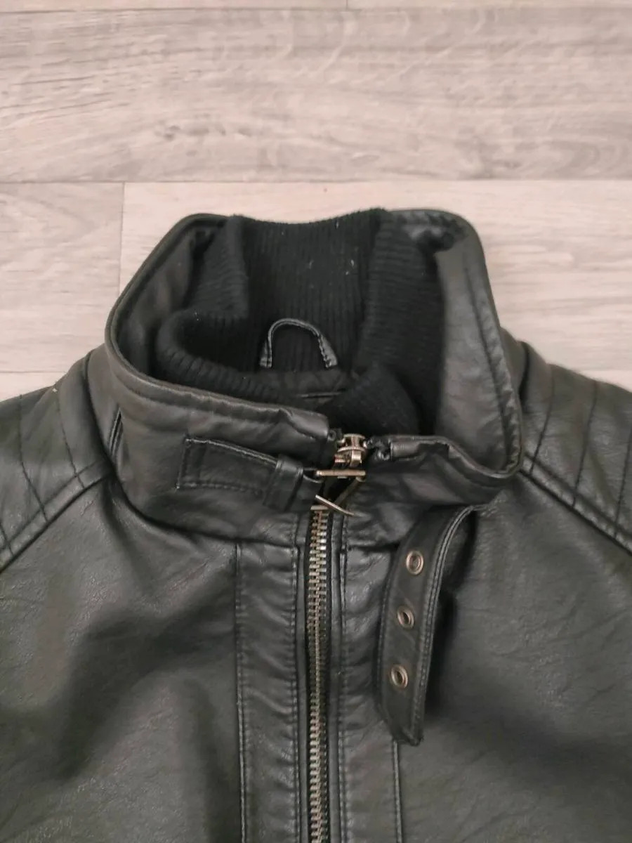 Porter & Ash Waterproof Padded Biker Jacket Mens M - Image 3