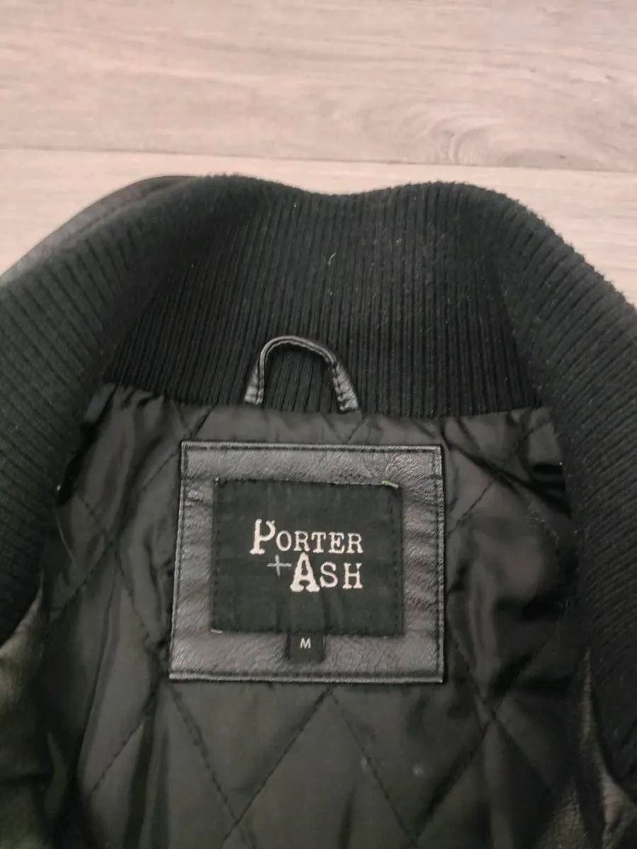 Porter & Ash Waterproof Padded Biker Jacket Mens M - Image 4