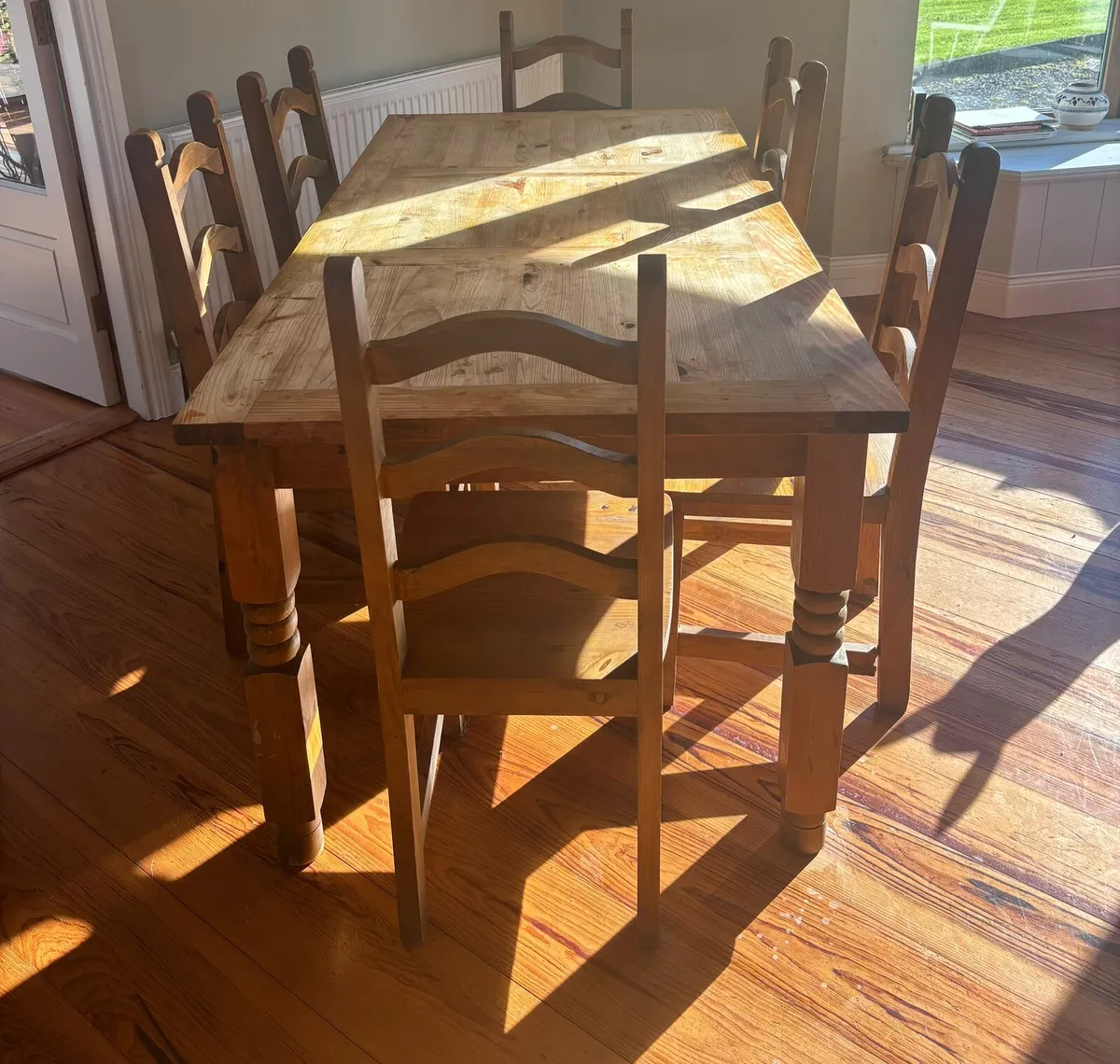 Kitchen table 6 chairs - Image 2