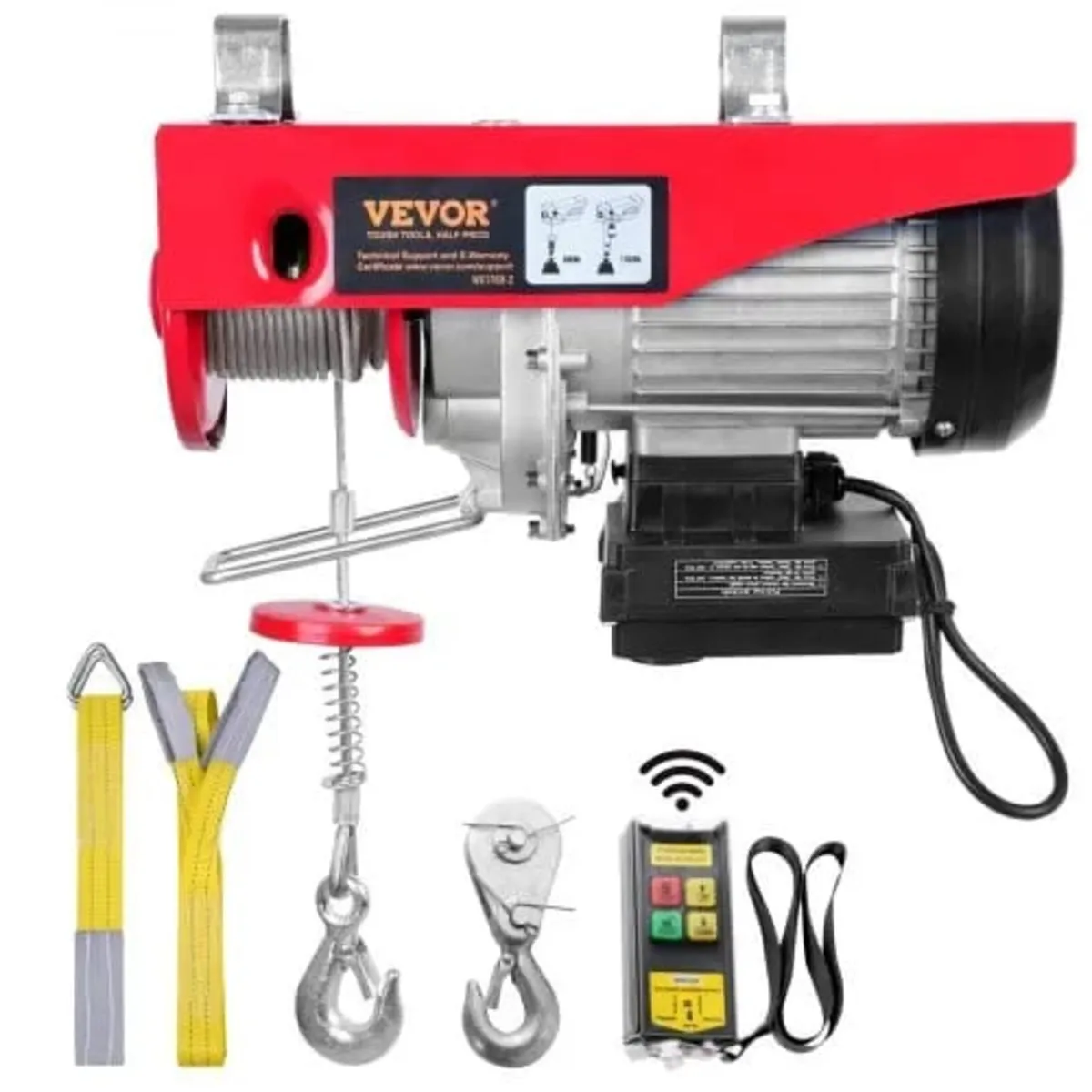 Electric Hoist, 798 kg Lifting Capacity, 1450W 220 - Image 1