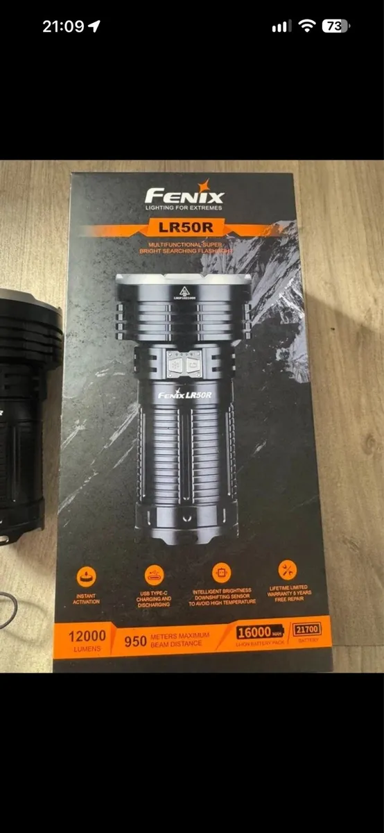 Fenix LR50R flashlight - Image 3