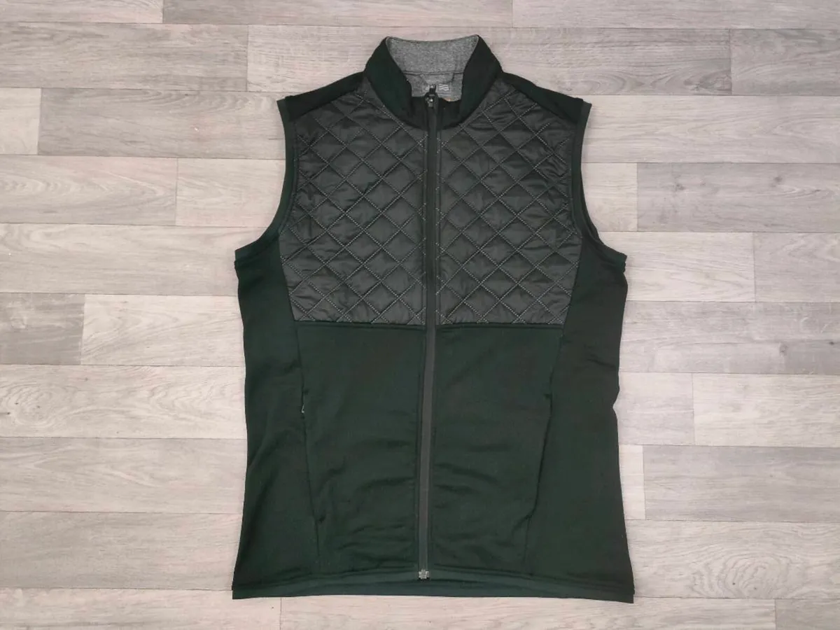Adidas Golf Quilted Vest Gilet Mens Medium - Image 1