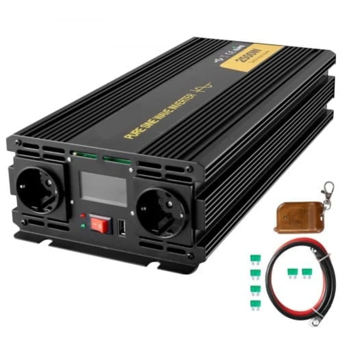 Pure Sine Wave Inverter 2500W Power Inverter DC 12 - Image 1