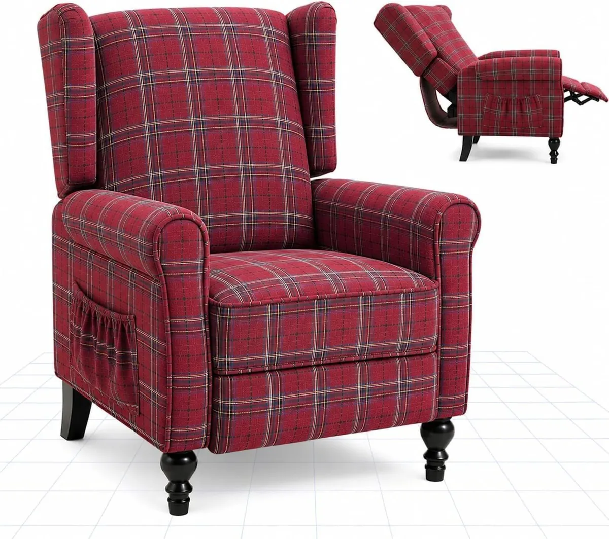 Recliner Chair Armchair Adjustable Single Sofa - Image 1