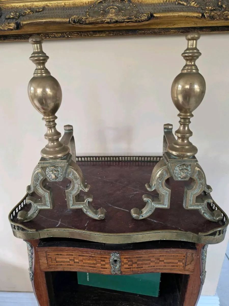 Antique Andirons - Image 4