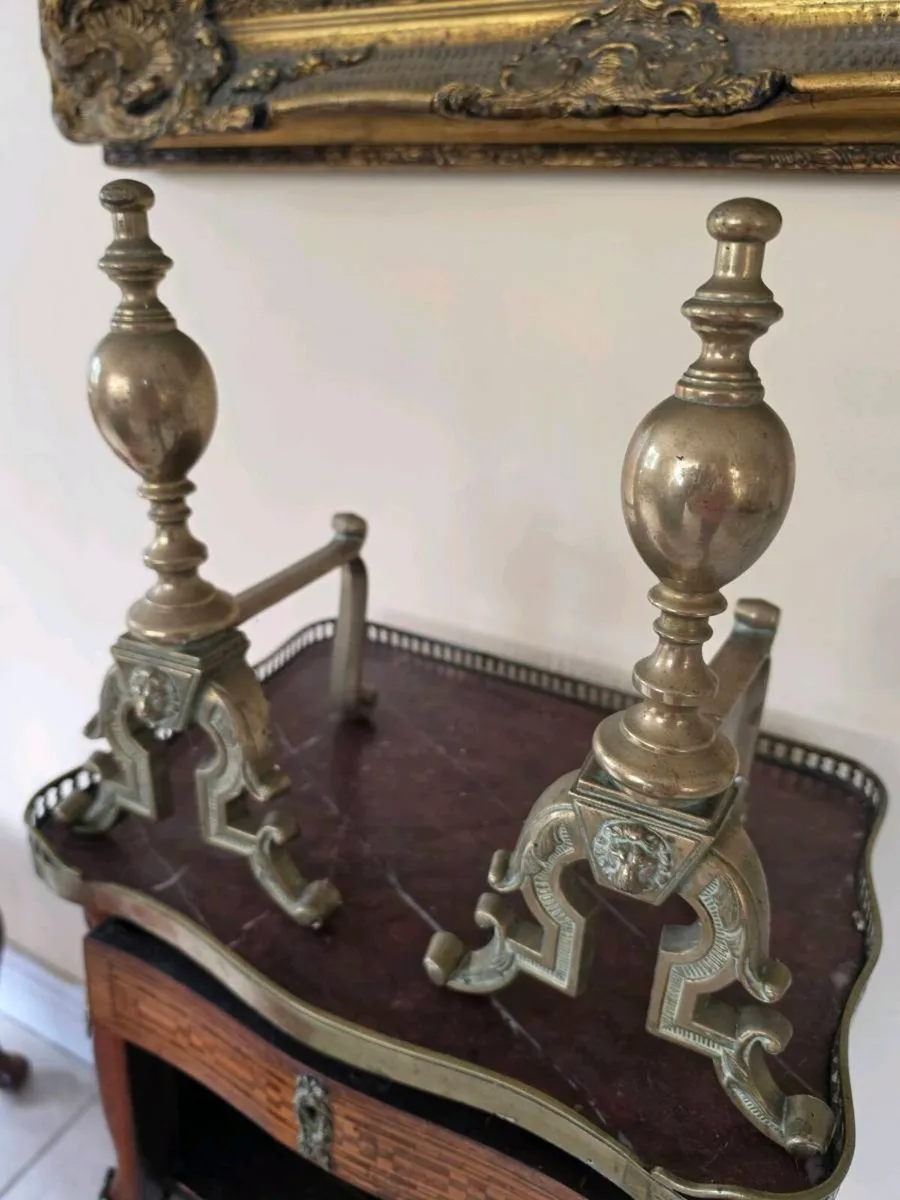 Antique Andirons - Image 2