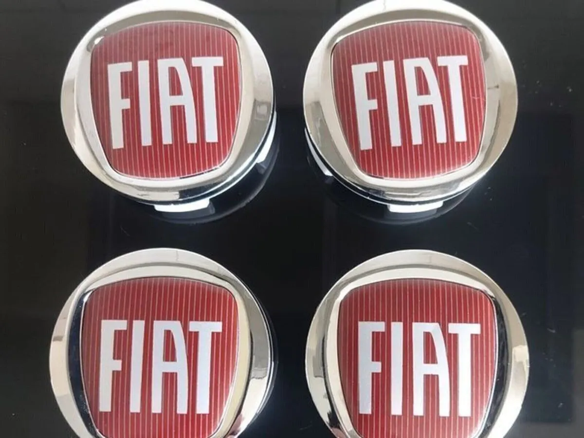 Fiat Centre Caps - FREE POST - Image 1
