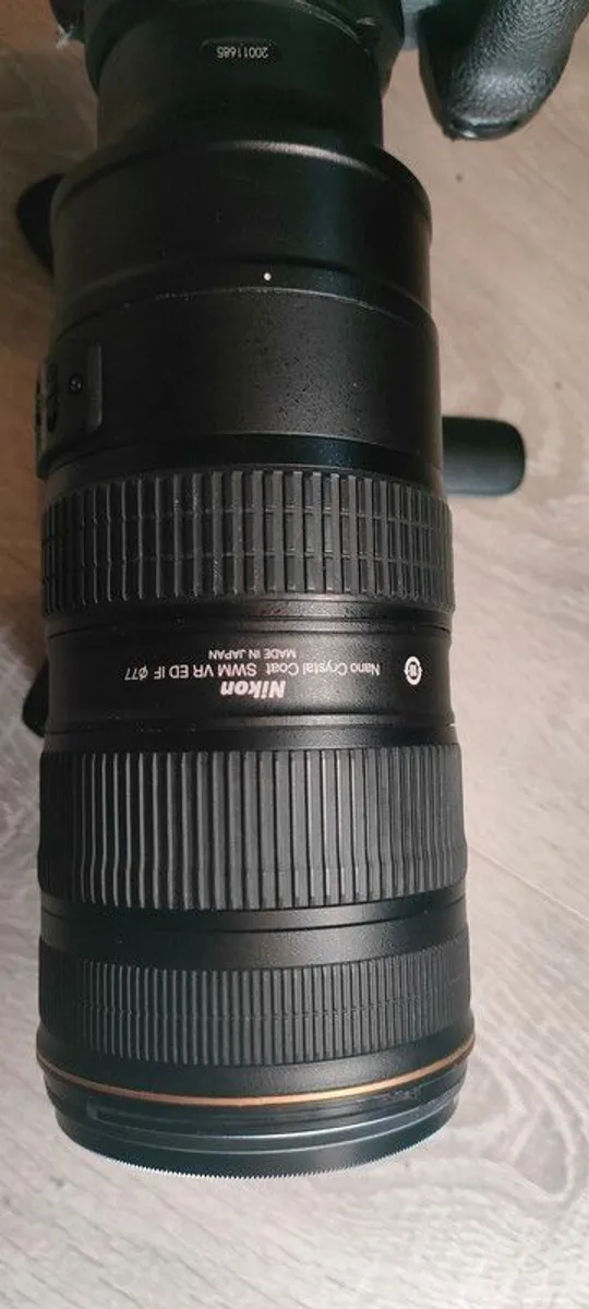 Nikon AF-S NIKKOR 70-200mm f/2.8G ED VR II + FTZ adapter + 77mm filter - Image 2