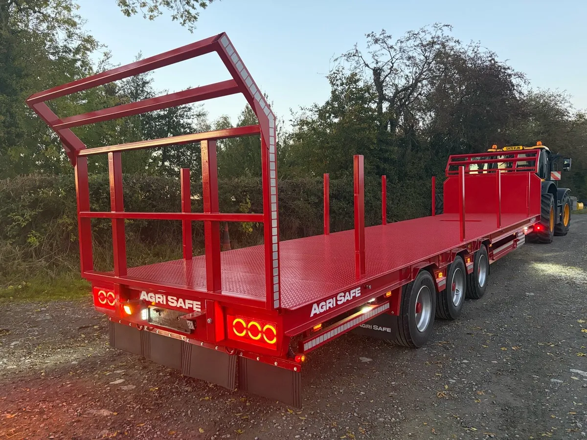 Agri safe 36 ft flat trailer - Image 3