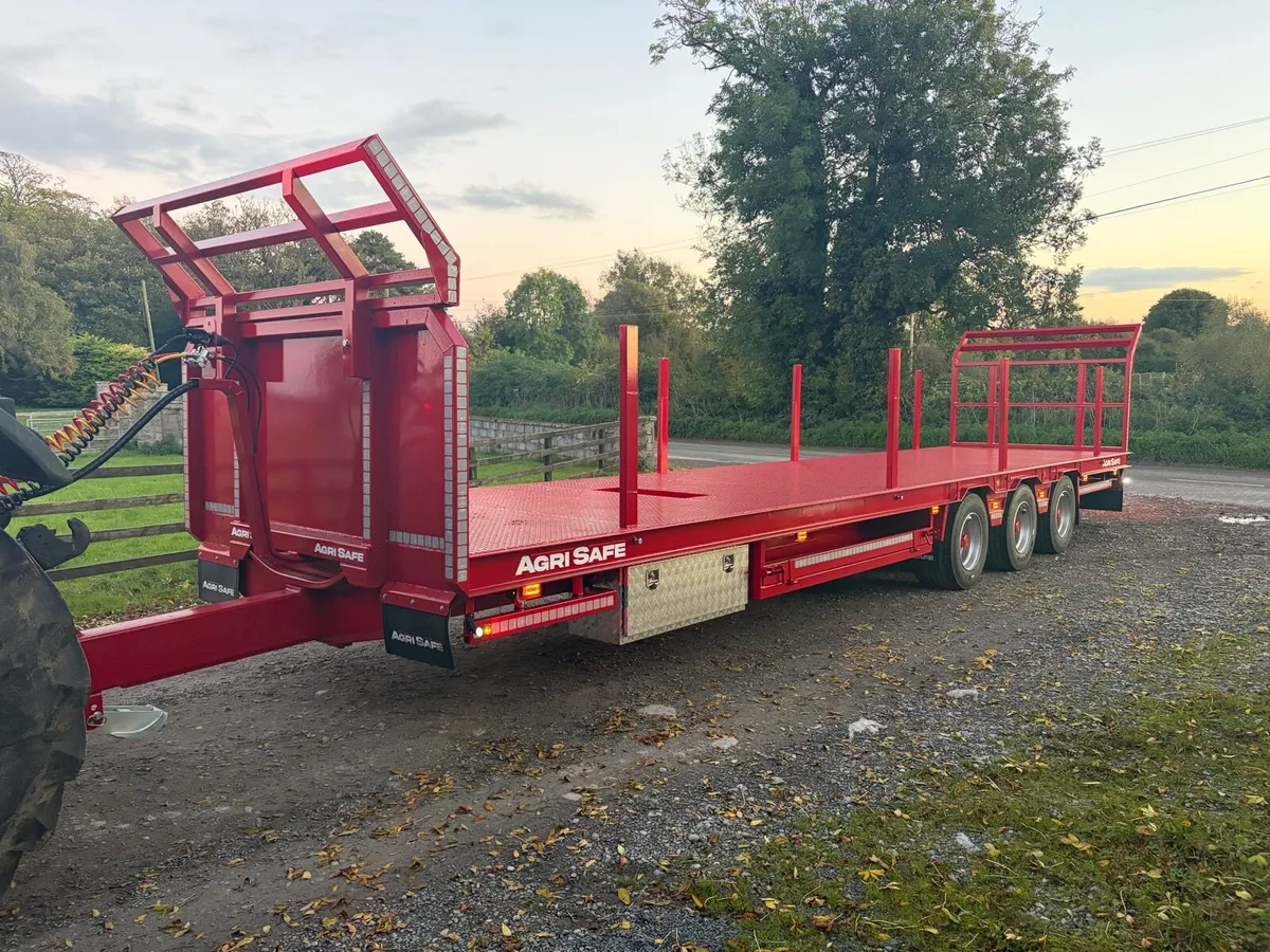 Agri safe 36 ft flat trailer - Image 1
