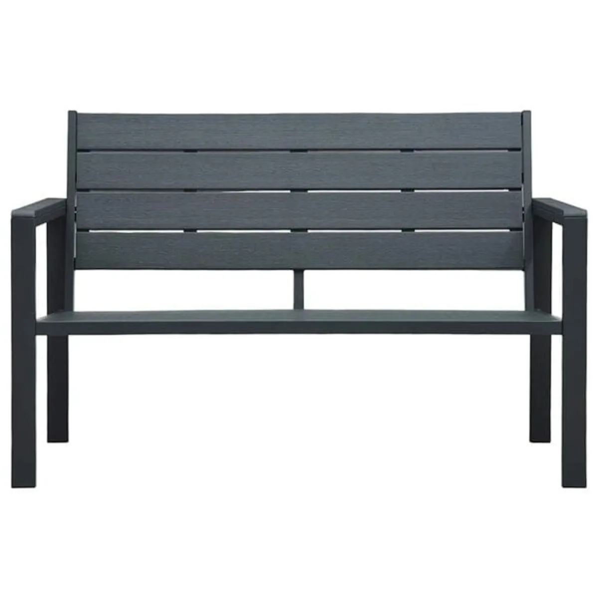 Garden Bench 120 cm HDPE Grey Wood Look

Descripti - Image 4