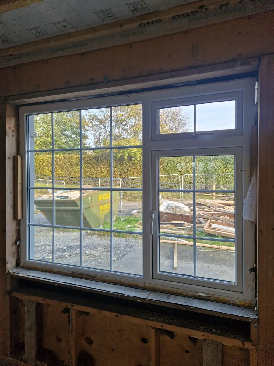 Double glazed white PVC windows - Image 1