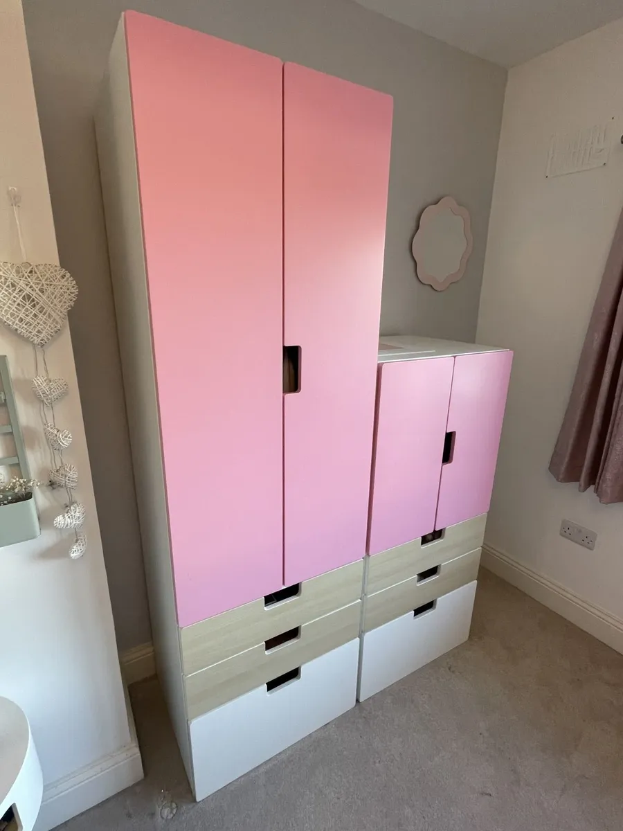 Children's Wardrobe with Drawers - Image 1