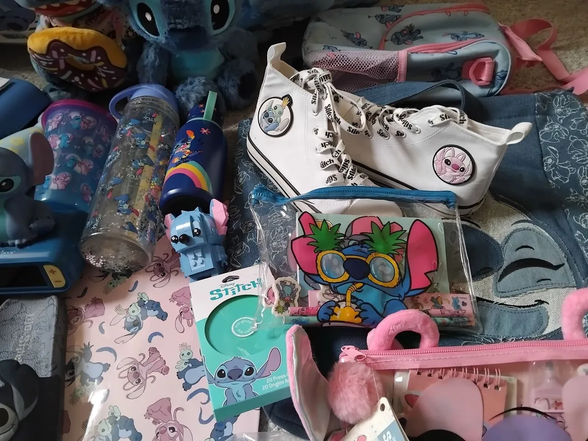 Disney Stitch Bundle, Alarm Clock, Clothes& More - Image 4
