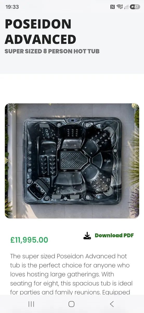 8 person hottub - Image 3