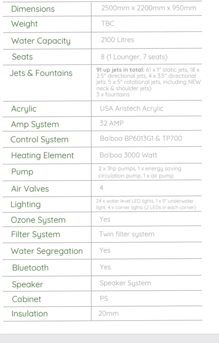 8 person hottub - Image 4