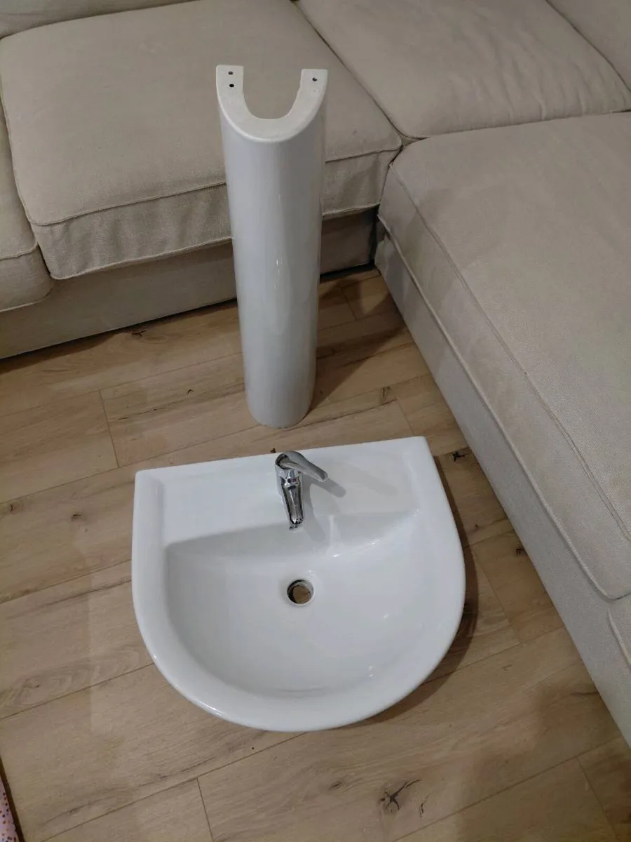 Sink and pedestal