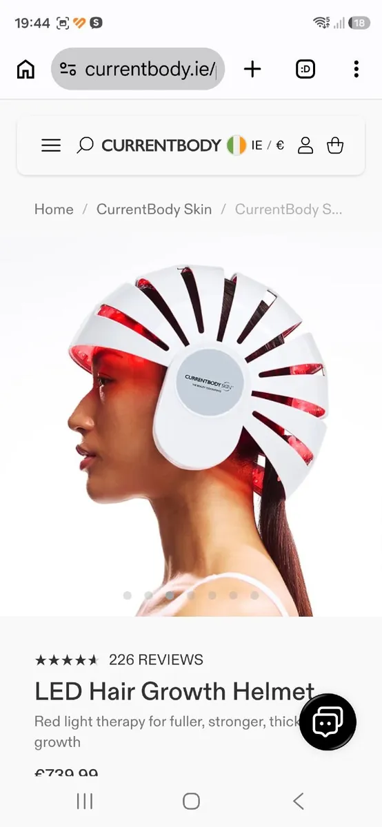 Current body red light scalp helmet - Image 3