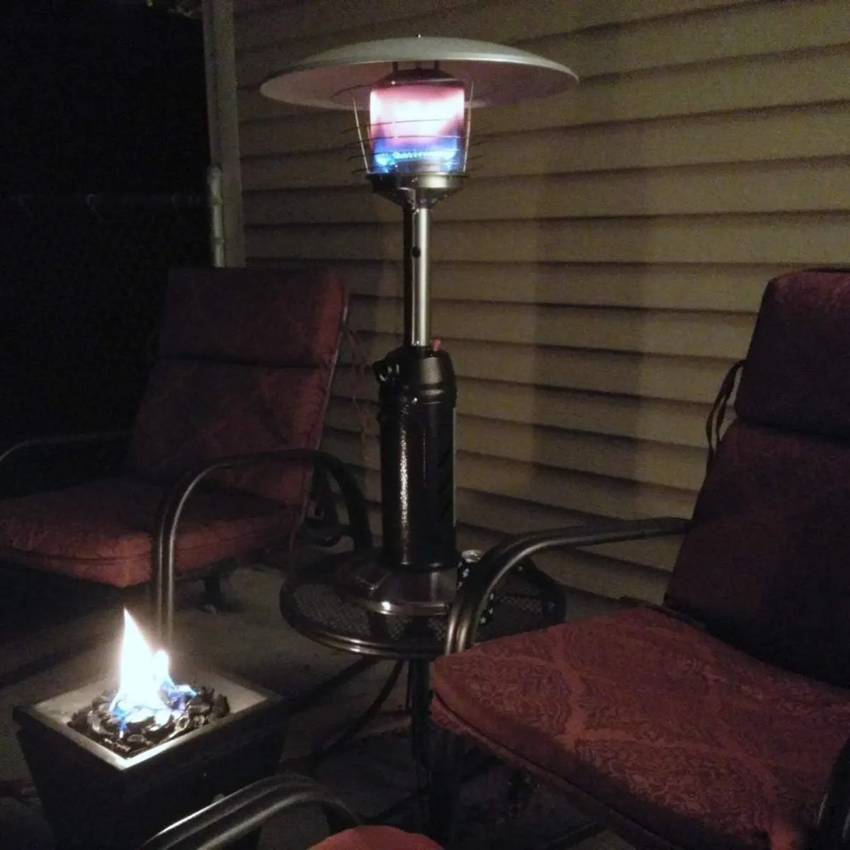 Tabletop Stainless Steel Gas Patio Heater Outdoor - Image 4