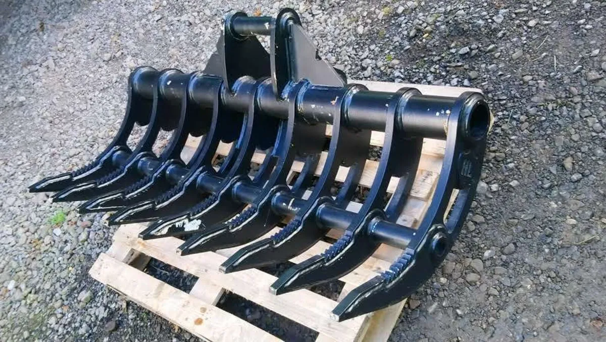 JCB ROOT RAKE HARD LIFE 45mm pins - Image 2