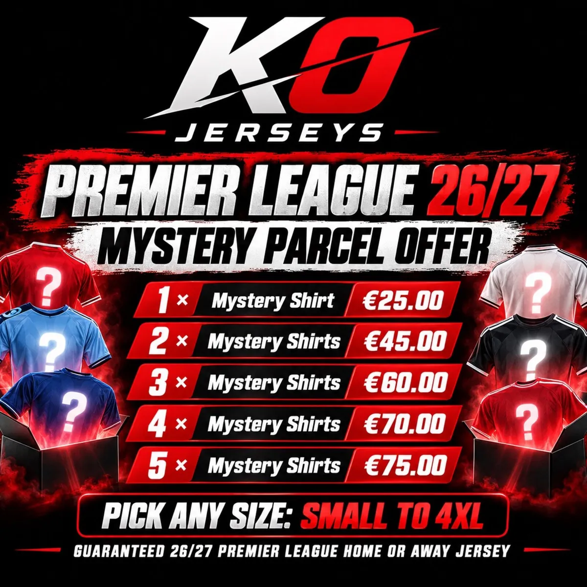 Premier League 26/27 Jerseys Mystery Parcel - Image 2