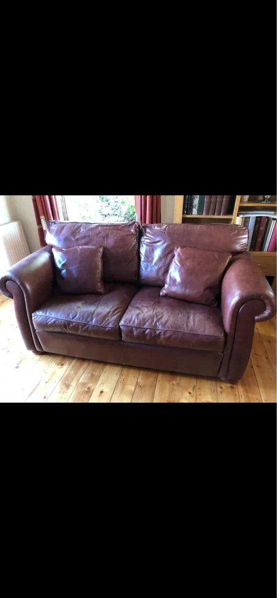 Italian leather sofa