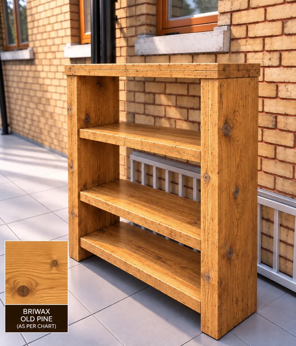 Handmade Old Pine Bathroom Storage Unit - Image 2