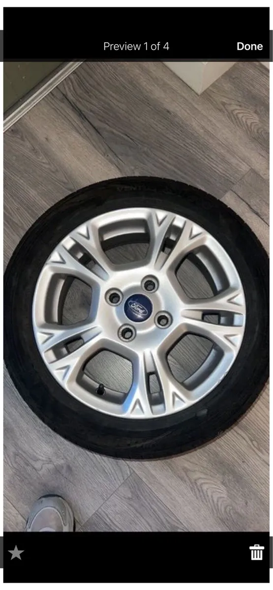 Ford Fiesta 15 inch Alloys - Image 1