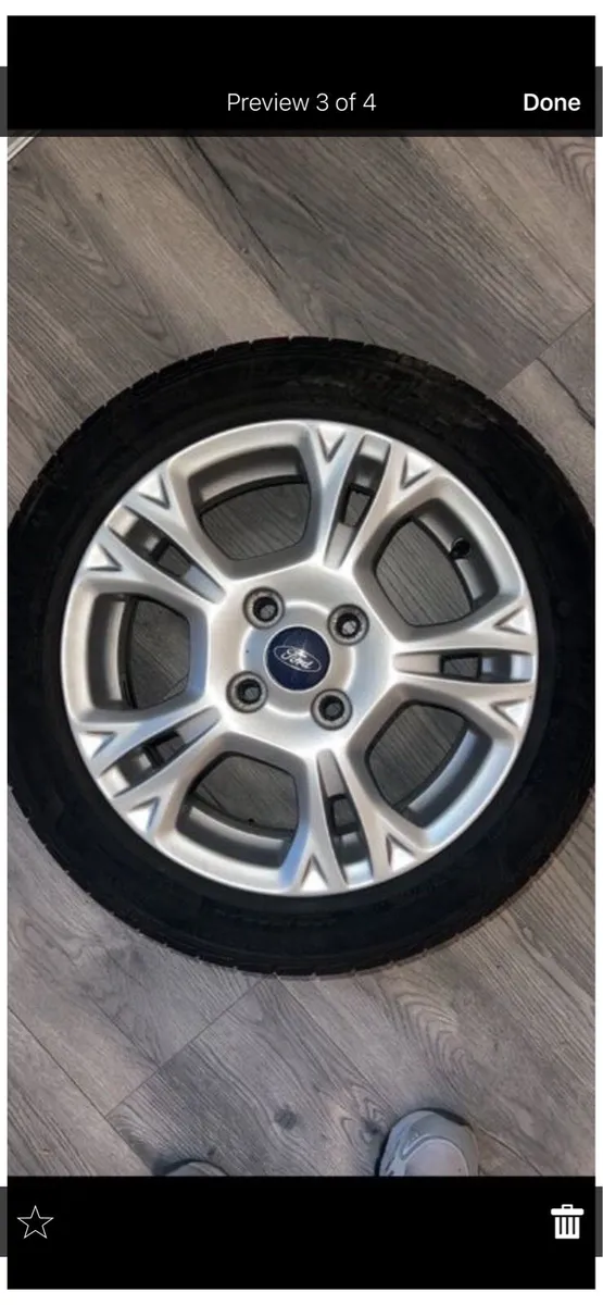 Ford Fiesta 15 inch Alloys - Image 3