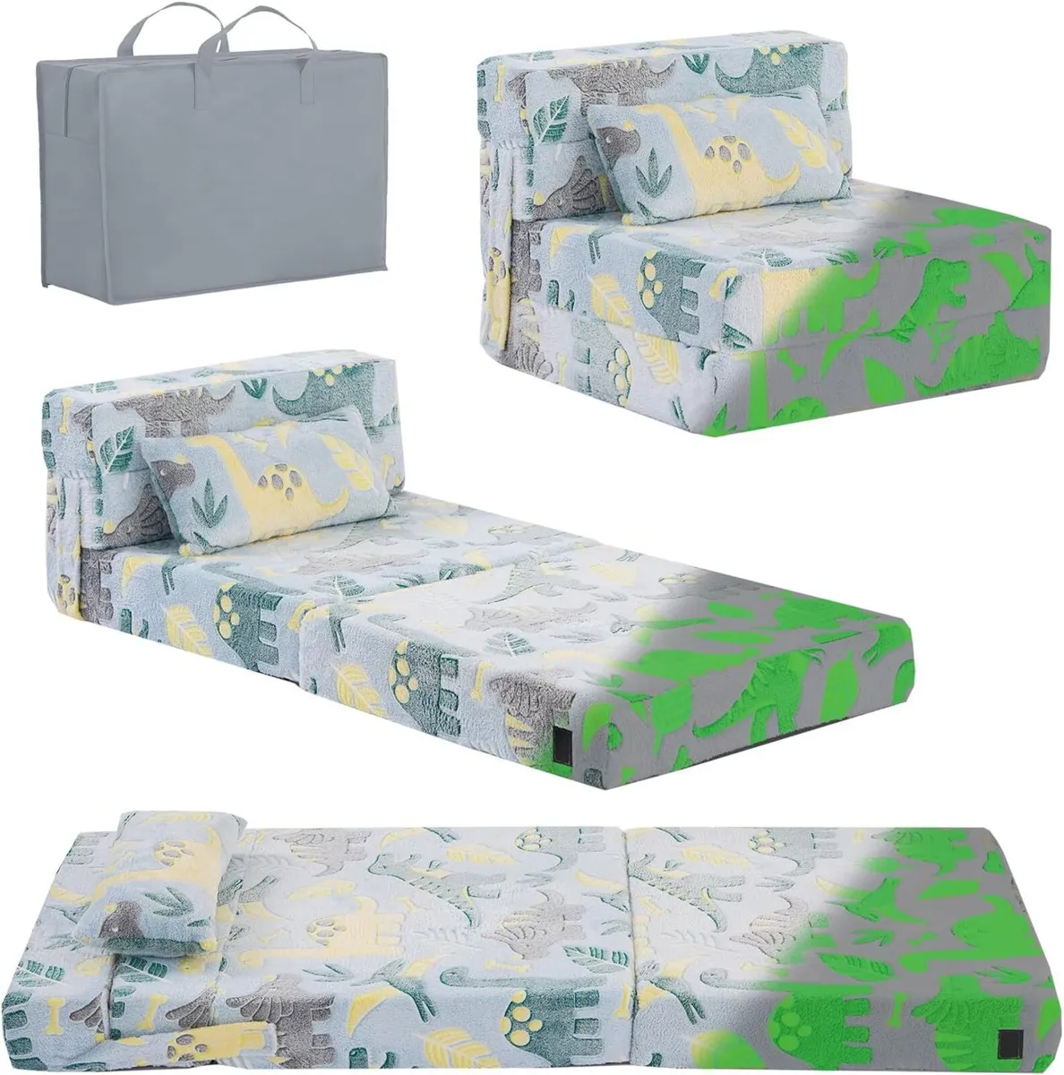 Kids Sofa Bed Toddler Floor Mattress Glow - Image 1