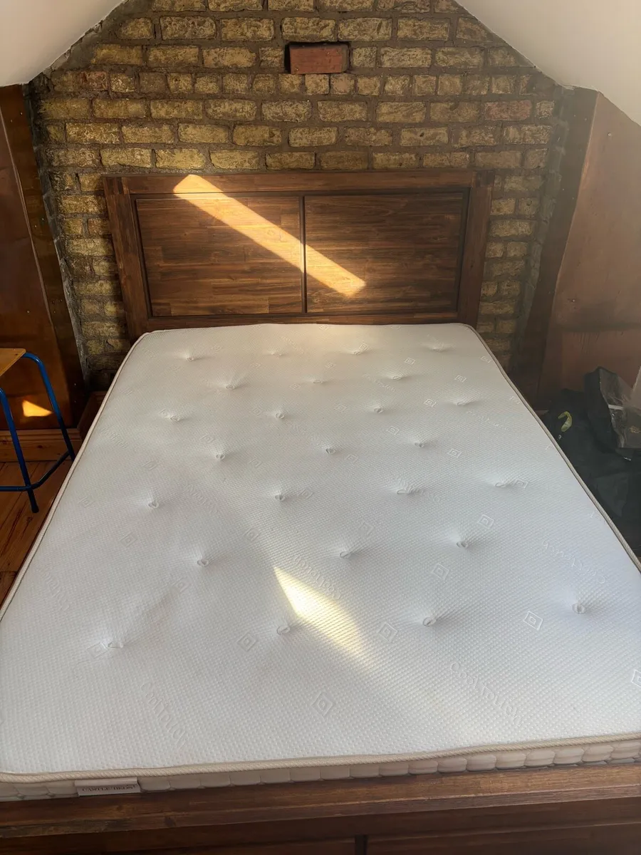 Double bed and Mattress - Image 3