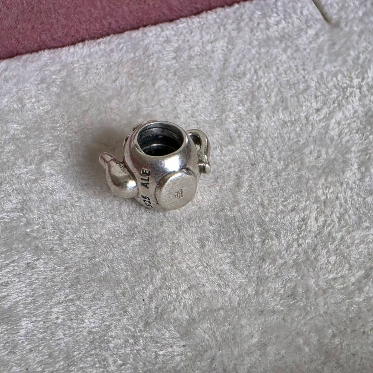 Pandora Two-Tone Teapot Charm,very good condition - Image 3