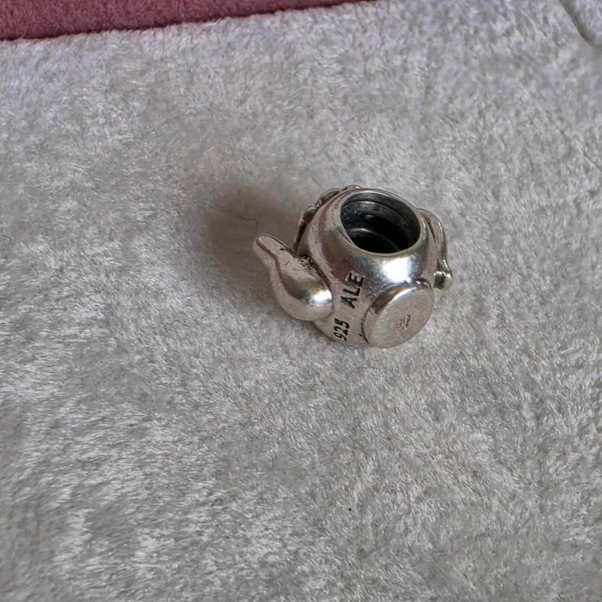 Pandora Two-Tone Teapot Charm,very good condition - Image 4