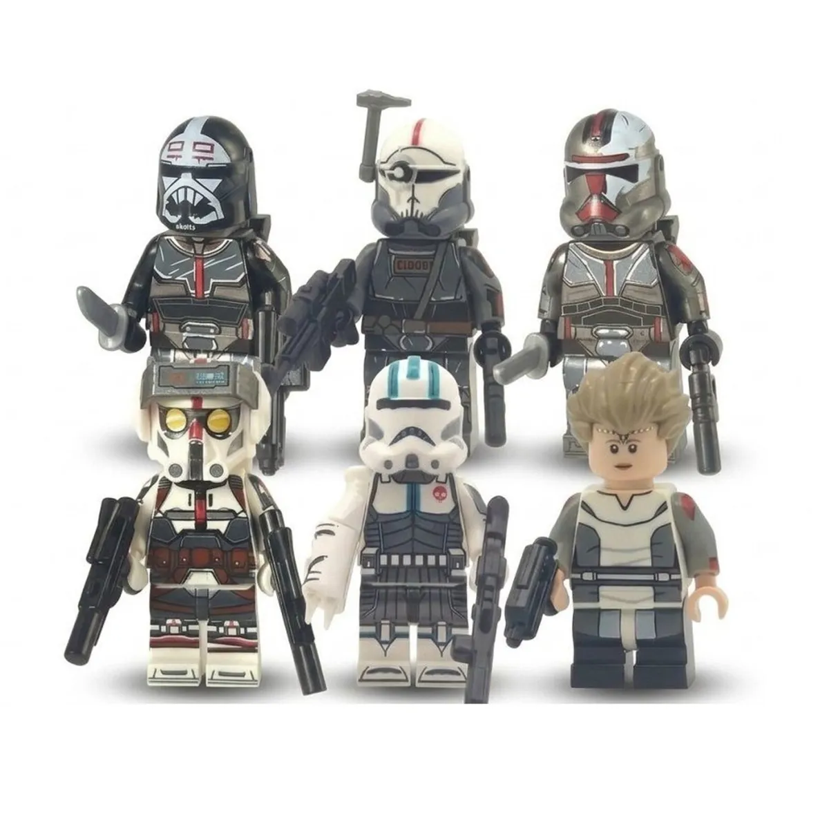 Clone Force 99 "Bad Batch" Star Wars Minifigures - Image 1
