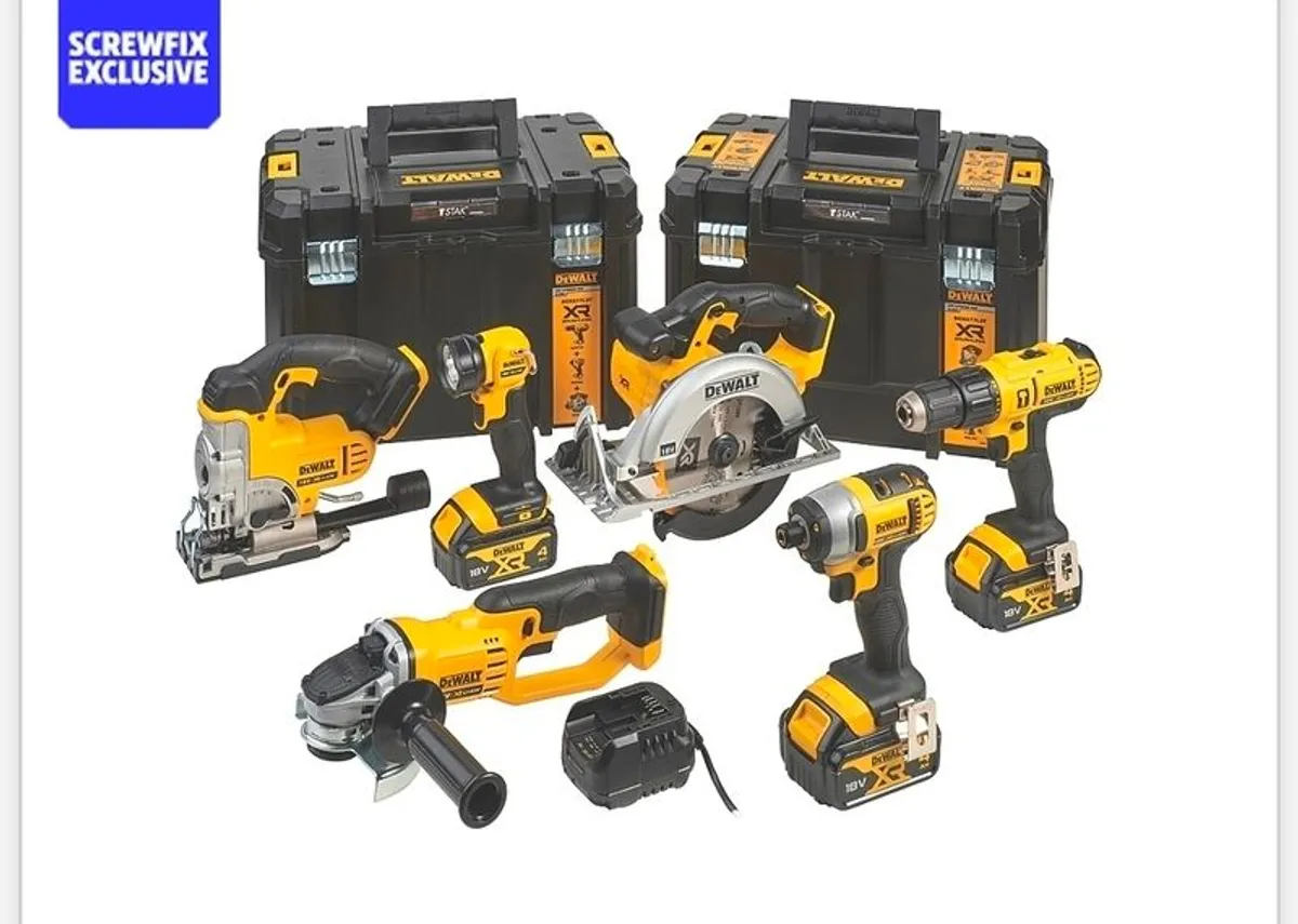 Dewalt 6pc 18v Tstak kit - Image 1
