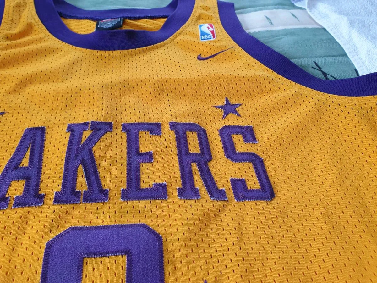 LA Los Angeles Lakers Swingman Home Jersey 2004 XL - Image 4