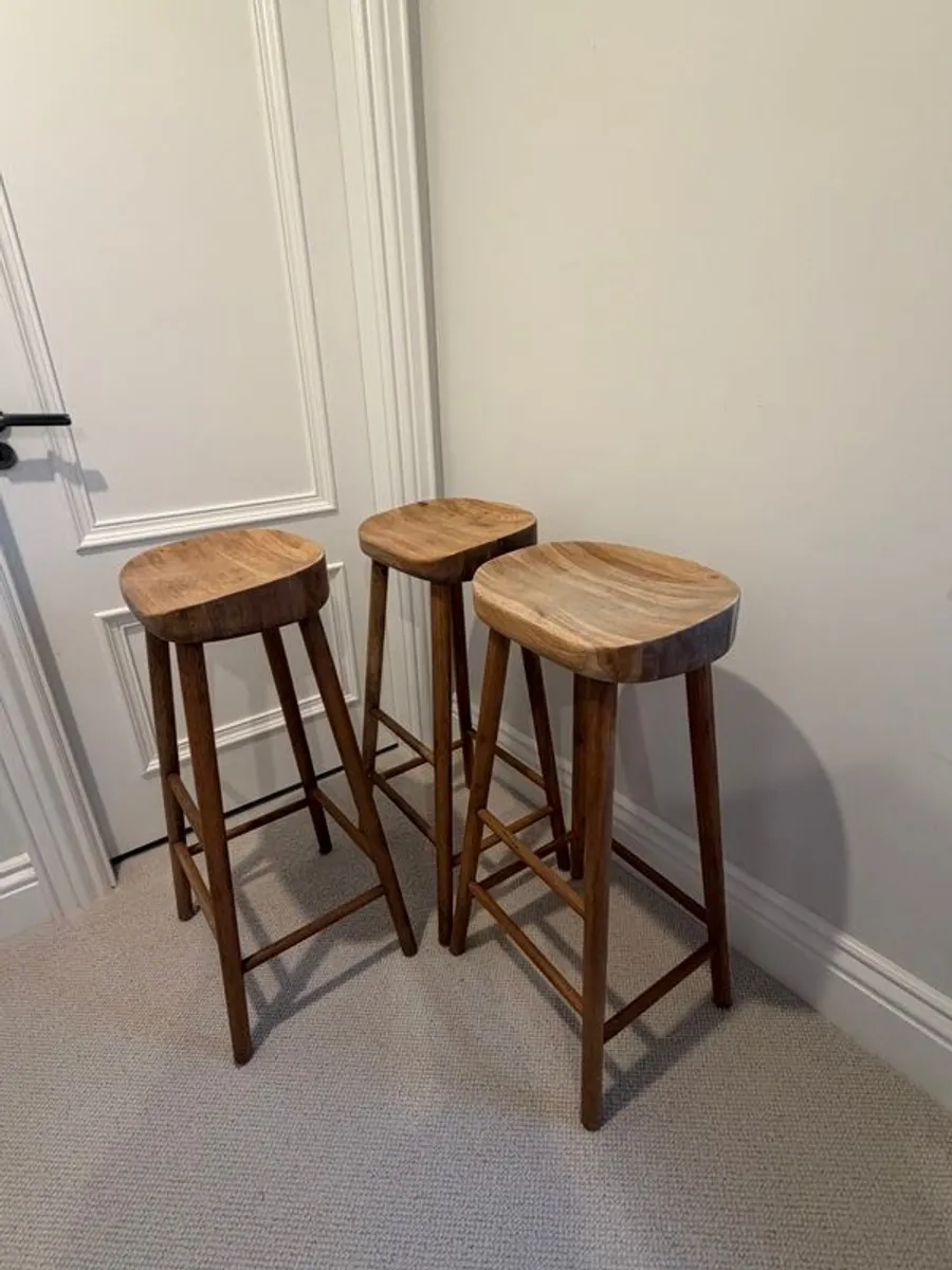 Oak Stools - Image 1