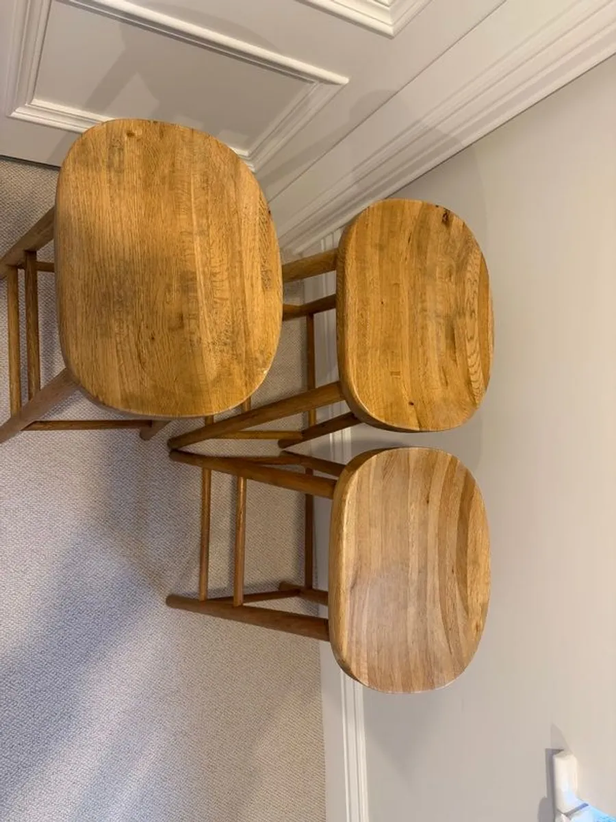 Oak Stools - Image 3