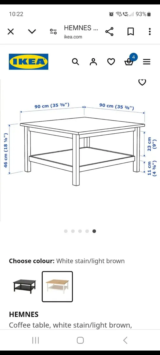 IKEA coffee table - Image 1