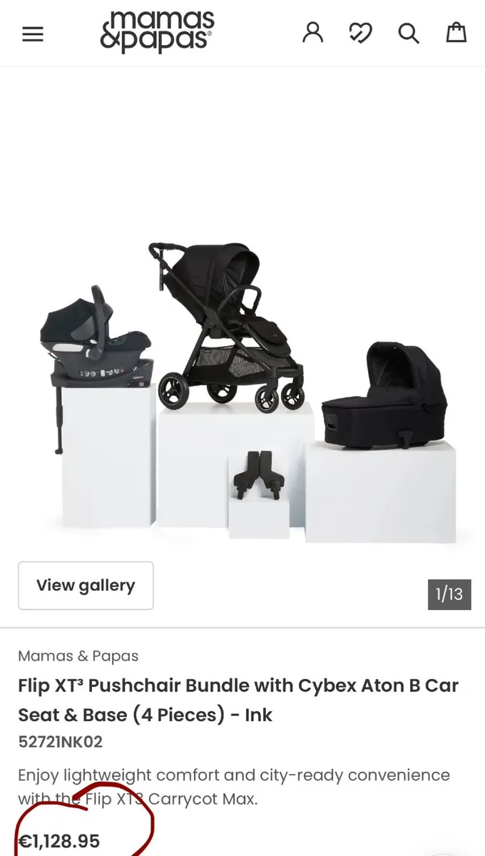 Mamas & Papas Flip XT3 Travel System - Buggy, Pram - Image 1