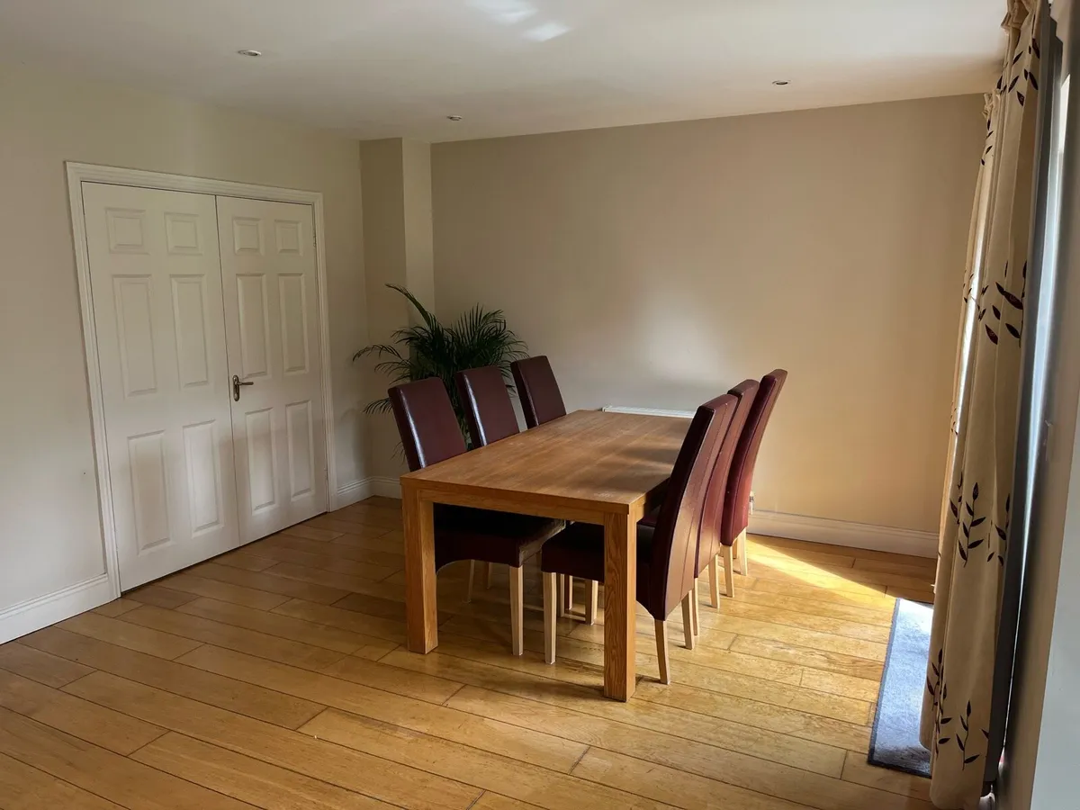 Dining Table and Six Chairs - Image 1
