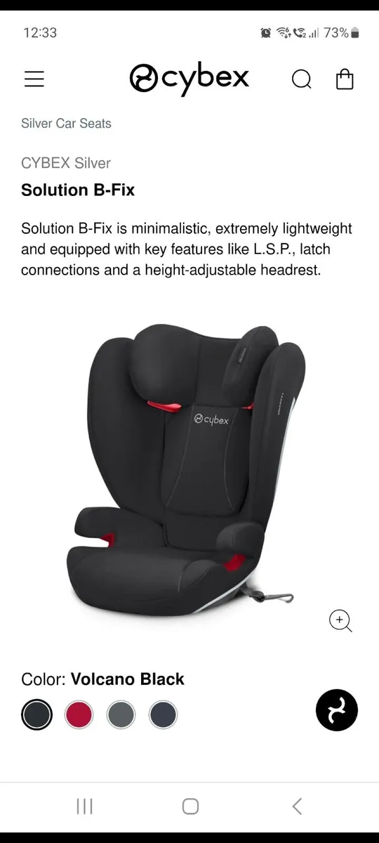 Car seat Cybex Solution B-Fix - Image 1