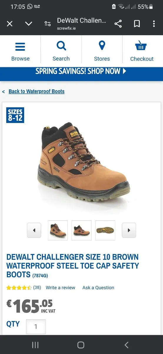 Dewalt boots new - Image 1