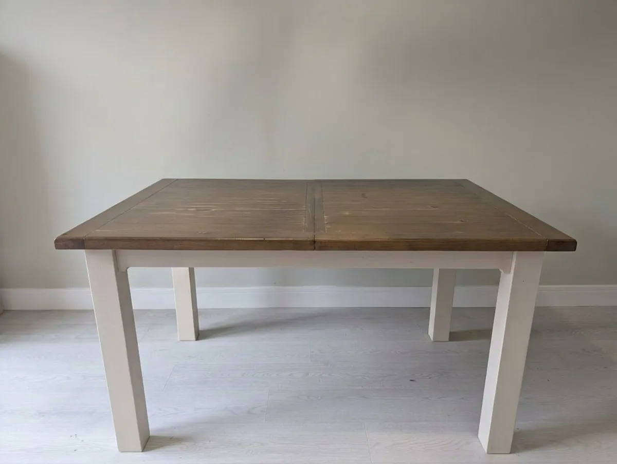 Extendable Oak Dining Table - Image 1