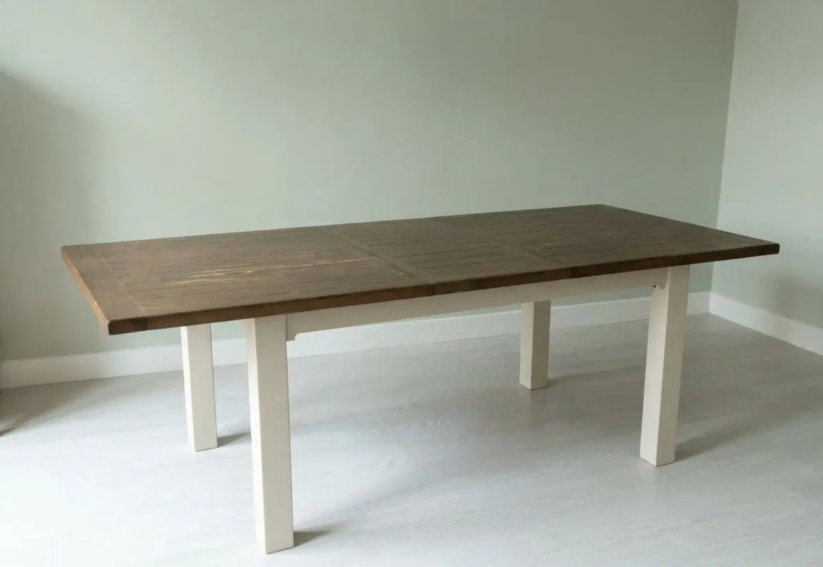 Extendable Oak Dining Table - Image 3