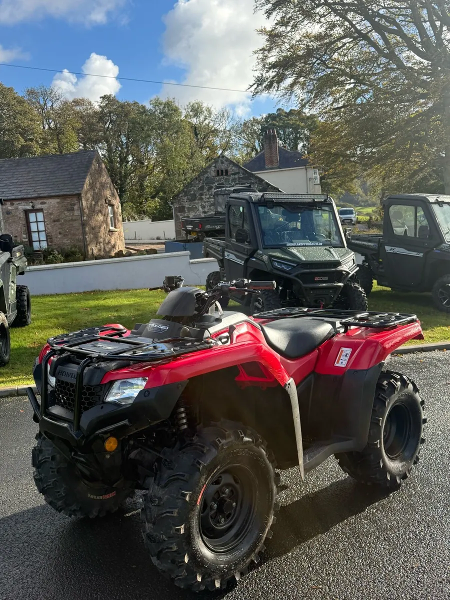 2024 Honda trx 420 FM low hours - Image 2
