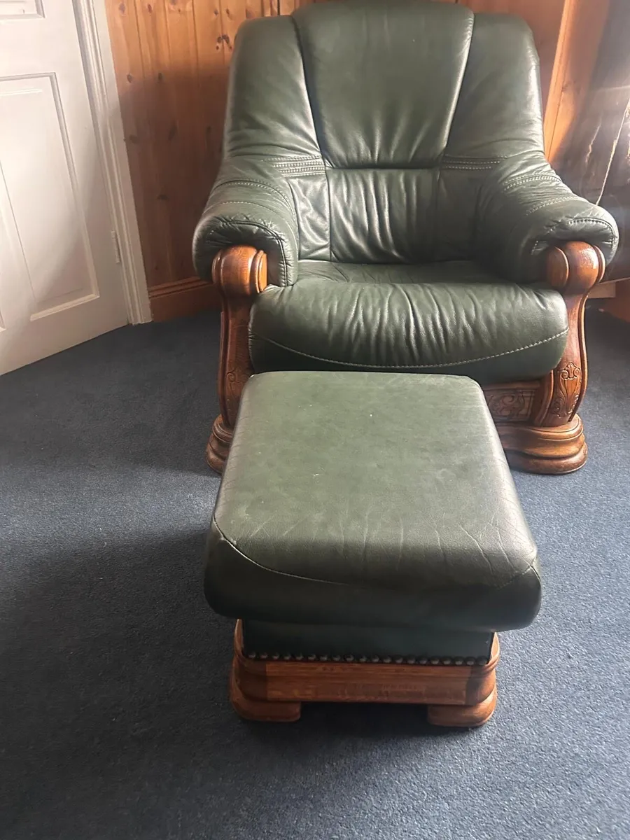 Leather sofa - Image 1
