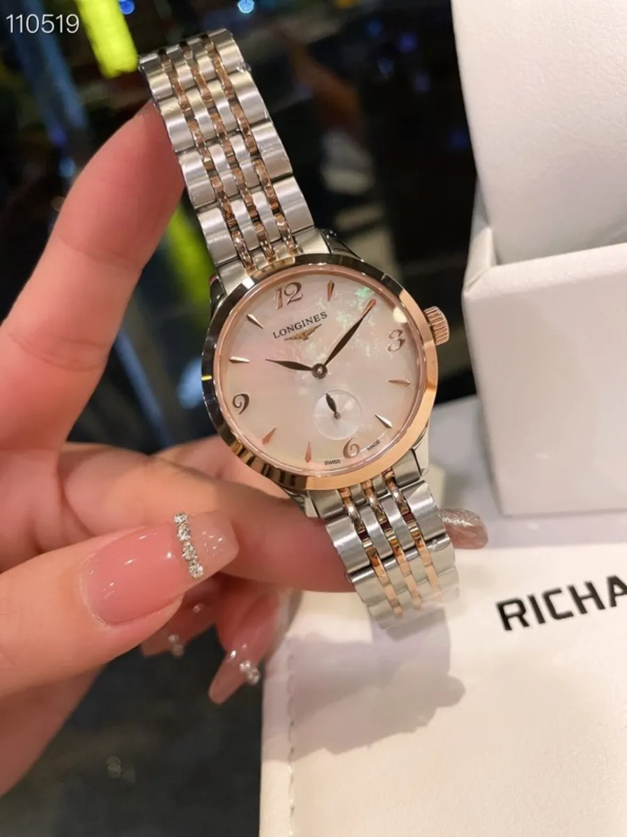 Longines Elegant Collection 34.5mm Two-Tone Mother - Image 1